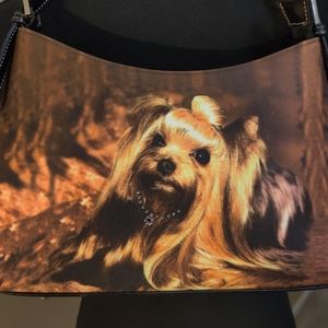 Adorable Yorkie Purse NWOT
